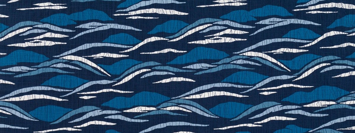 LOTUS FIELDS | LAPIS - Print - Fabric