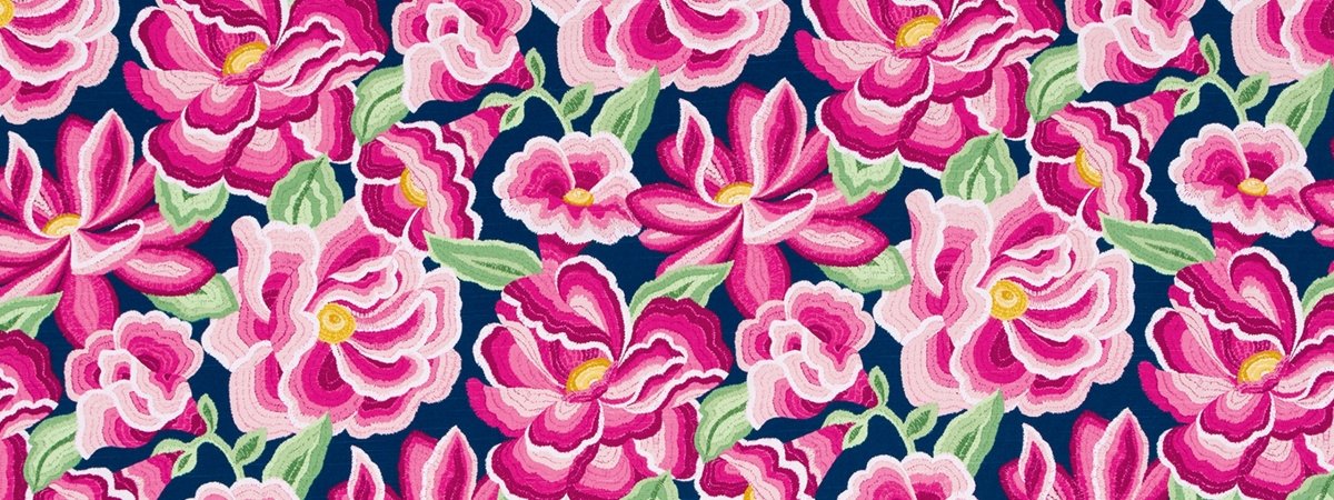 O'KEEFFE BLOOM | HIGH NOON - Print - Fabric