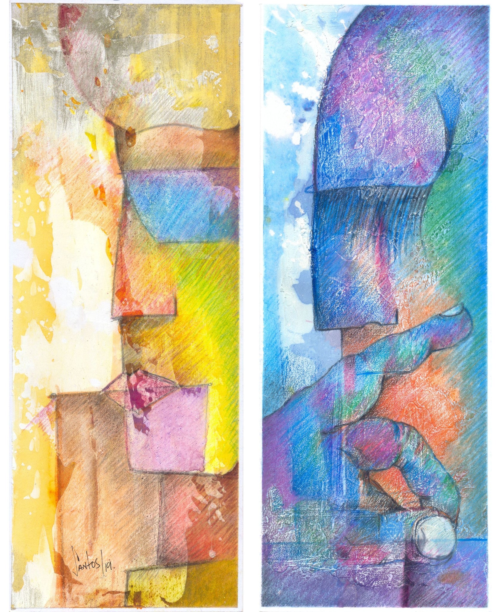 Contrast (Diptych)