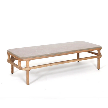 Jiva | Rectangular Marble Coffee Table