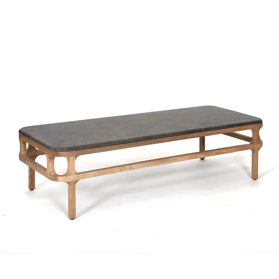 Jiva | Rectangular Marble Coffee Table