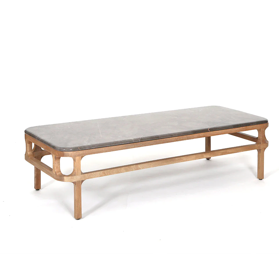 Jiva | Rectangular Marble Coffee Table