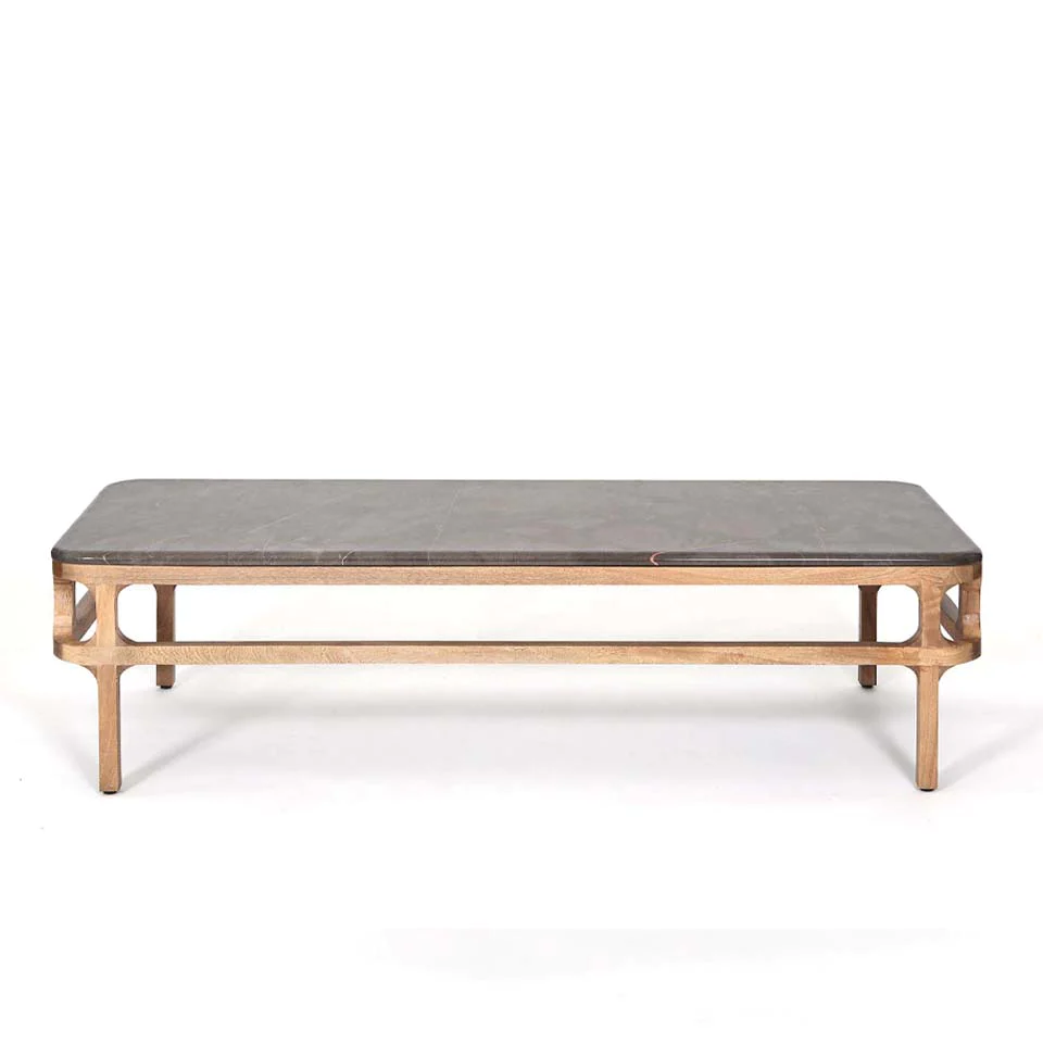 Jiva | Rectangular Marble Coffee Table